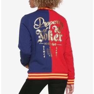 DC Comics Red and Blue Varsity Jacket